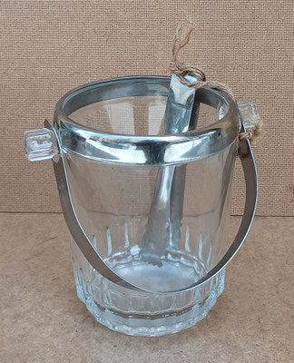 Cubitera cristal con pinzas