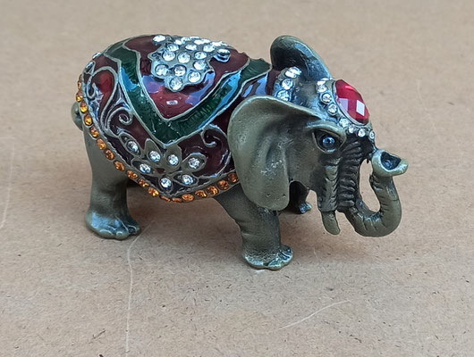 Elefante metal. Ref 25558. 8x3x4