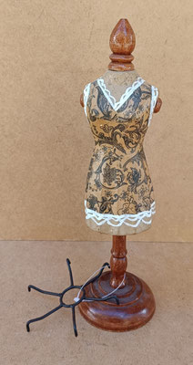 Maniquí joyero cartón. Ref 3172. 31x7