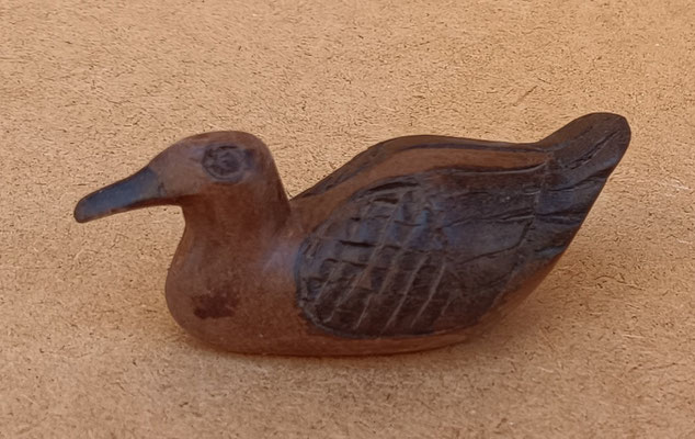 Pato madera tallada. Ref EL0473. 11x4,5x4,5