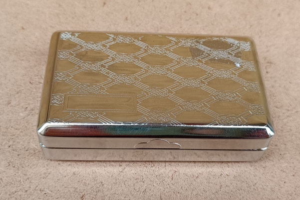 Pitillera metal. Ref 17533. 10x6x2,5