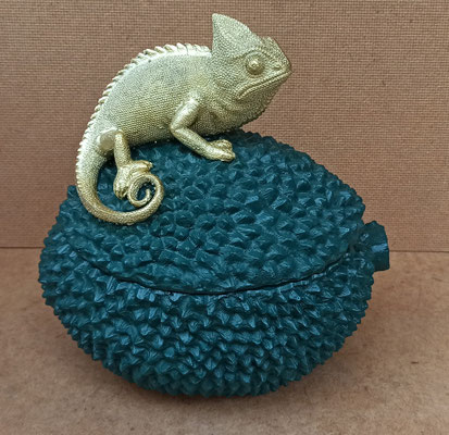 Caja resina. Ref 50065. 20X16X20