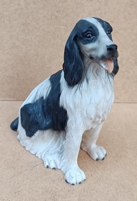 Springer spaniel Inglés resina. 14x11x6