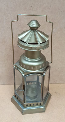 Farol latón para vela. Ref 2020B. 30x13