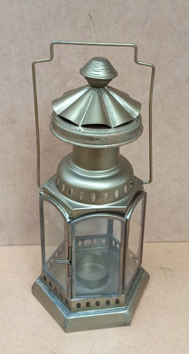 Farol latón para vela. Ref 2020B. 30x13