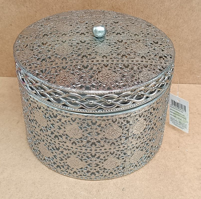 Caja metal calada. Ref 68167. 13x17