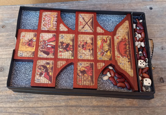 Juego de la fortuna. Reproducción de juego alemán 1583. 21x15