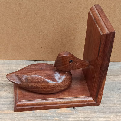 Sujetalibros madera pato. Pareja disponible