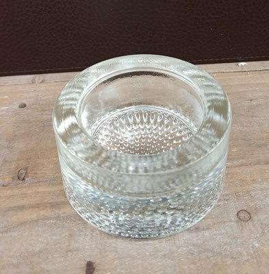 Portavelas cristal. Grande 7,5x11,5. Pequeño 5x9,5
