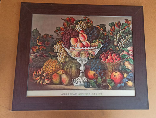 Cuadro "American autumn fruits" 60x50