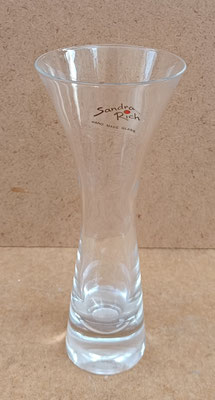 Jarrón cristal. Ref 1211. 18x8