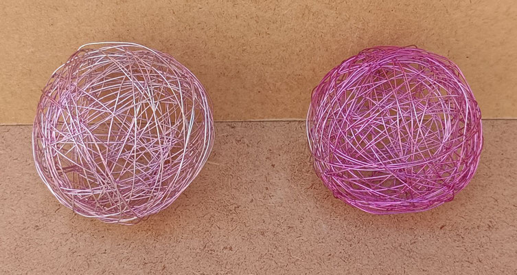 Bola alambre. Ref EUR813OP. 8 cms
