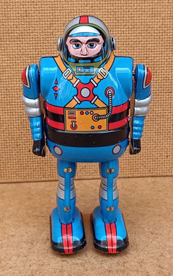 Astronauta azul. Ref MS650. 14 cms