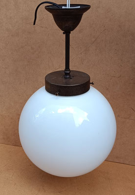 Lámpara techo latón y cristal. Ref 20100233. 45x25