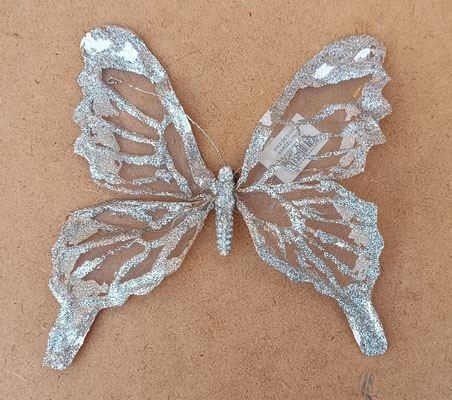 Mariposa porexpan y tela. Ref 201234/15. 19X20