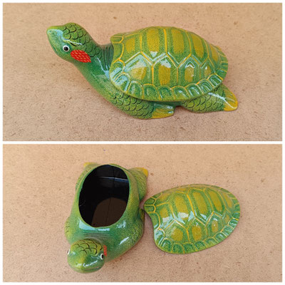 Caja tortuga. Ref 22130201. 18x9x7