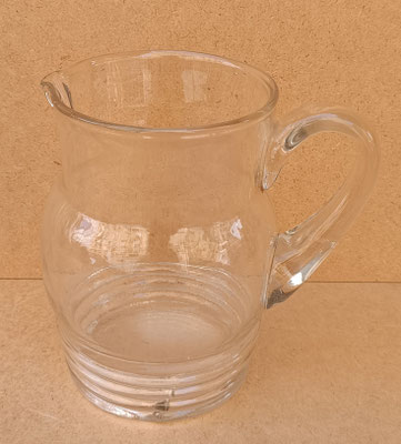 Jarra cristal. 18x18x11