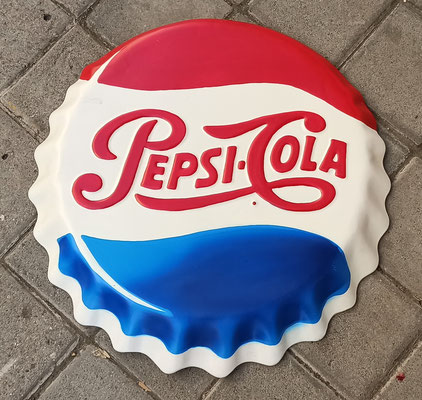 Chapa Pepsi cerámica. 47x6