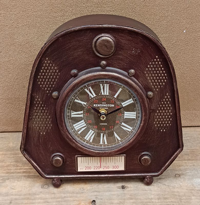 Reloj radio antigua. Ref 385349. 25x22
