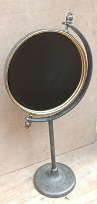 Espejo de mesa metal. Ref 43158. 53x25x14