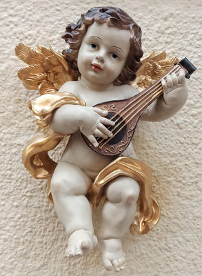 Figura ángel resina. Ref 4908/161. 45 cms