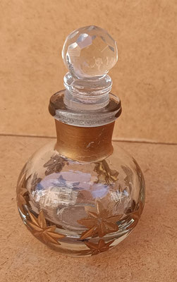 Frasco cristal con tapa. Ref 48517. 8x4