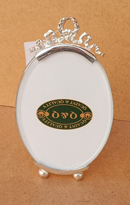 Portafotos oval metal. Ref 1229563