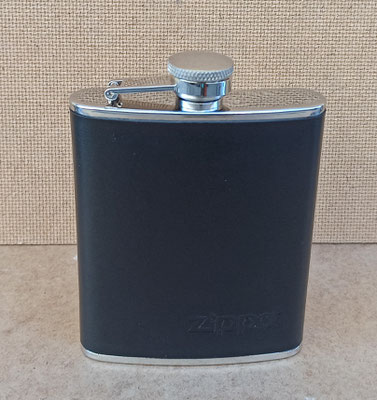 Petaca piel Zippo. Ref 40401. 6 onzas