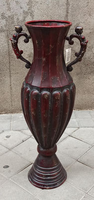 Jarrón metal. Ref HA420. 70x30