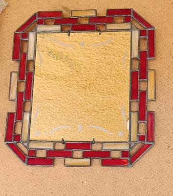 Espejo cristal emplomado. 32x28