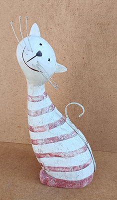 Gato madera. Ref A170021. 31x11x8,5