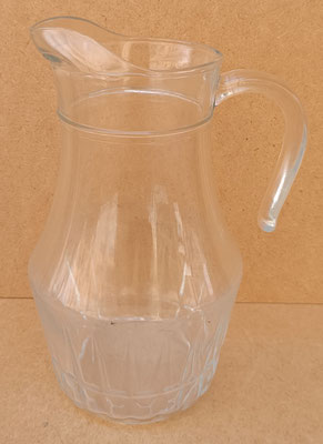 Jarra cristal. 25x16x12