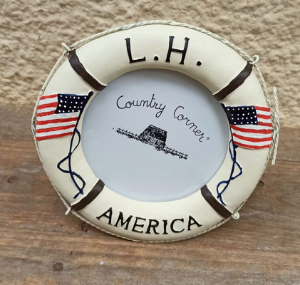 Portafotos marinero resina. Ref PF12. 16x6