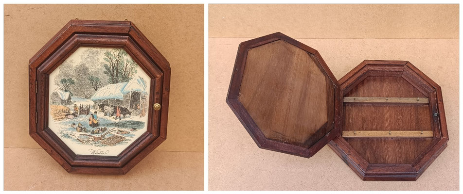 Guardallaves madera. Ref N7042. 28X25X6