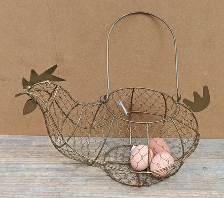 Huevera gallina. Ref 68558. 21x35x20