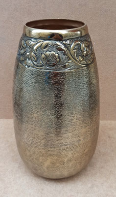 Jarrón metal. Ref 45496. 25x12