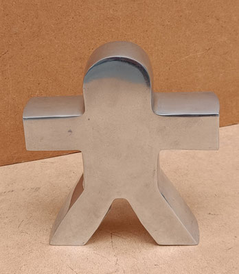 Sujetalibros aluminio hombre inocente. Ref 14566. 15x13x3,5. Pareja disponible