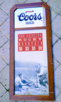 Espejo madera Coors. 85x35