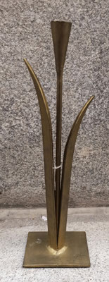 Portavelas metal. Ref 68316. 41x12. Pareja disponible.