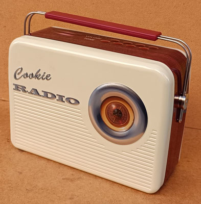 Caja metal "radio". 25x10x20