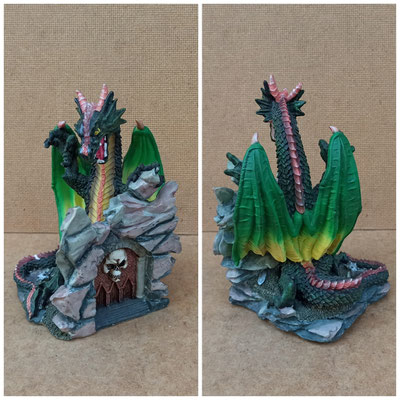 Dragón resina. 17x9x11