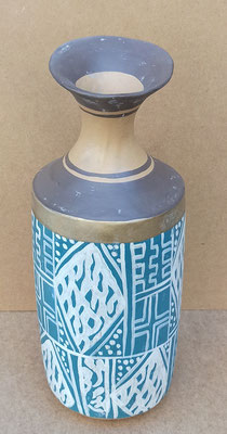 Jarrón cerámica artesanal. Ref 98115. 37x14