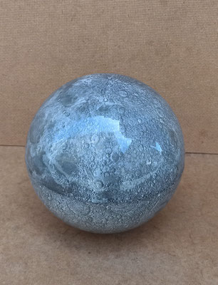 Luna giratoria con luz. Ref 40912. 15 cms diámetro 