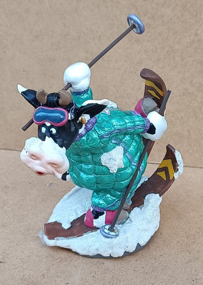 Parastone. Colección So'vache. Vaca ski. Ref SOV03. 13x13x8