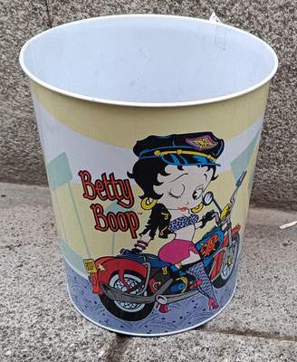 Papelera Betty Boop metal. 26x22