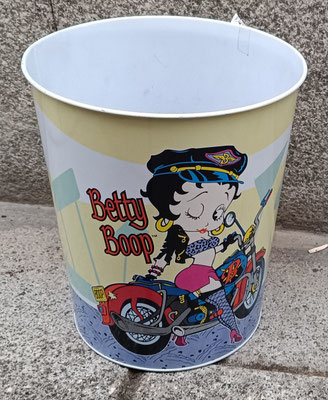 Papelera Betty Boop metal. 26x22