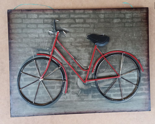 Cuadro relieve metal. Ref FL220. 45x60