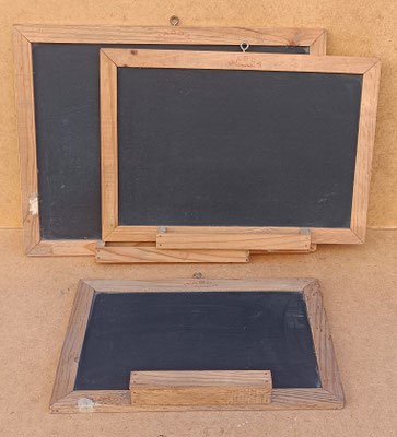 Pizarras vintage Magda. Ref GOY. Grande 47x37x6. Mediana 43x31x6. Pequeña 37x27x6