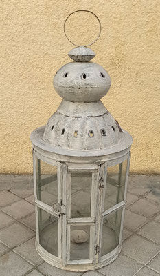 Farol metal y cristal. 87x40 aprox