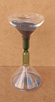 Reloj arena cristal. Ref 36839. 14,50x7. 5 minutos.